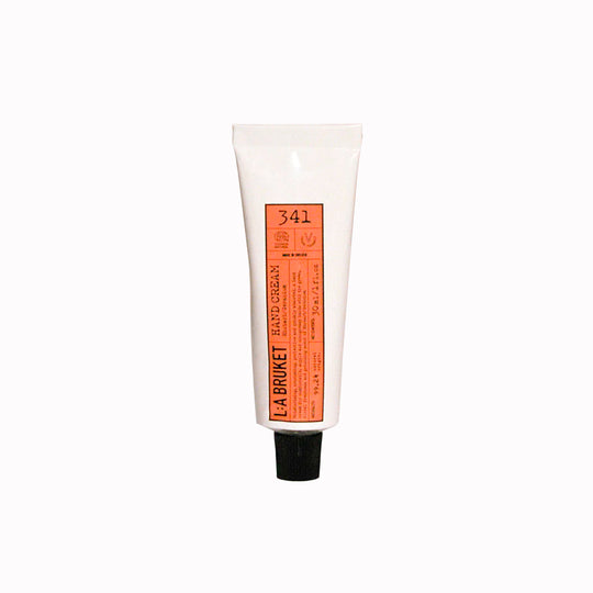 Rhubarb &amp; Geranium Limited Edition hand cream from L:A Bruket has fragrance notes of sharp rhubarb and green geranium notes - a fresh, slightly earthy scent profile.