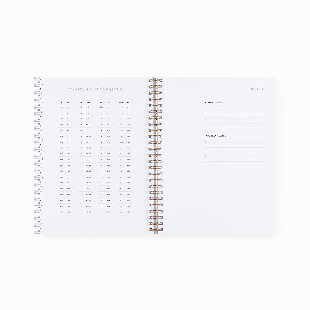 Academic Weekly Grid Planner | Aug 2026- Dec 2027 - 17 month | A5