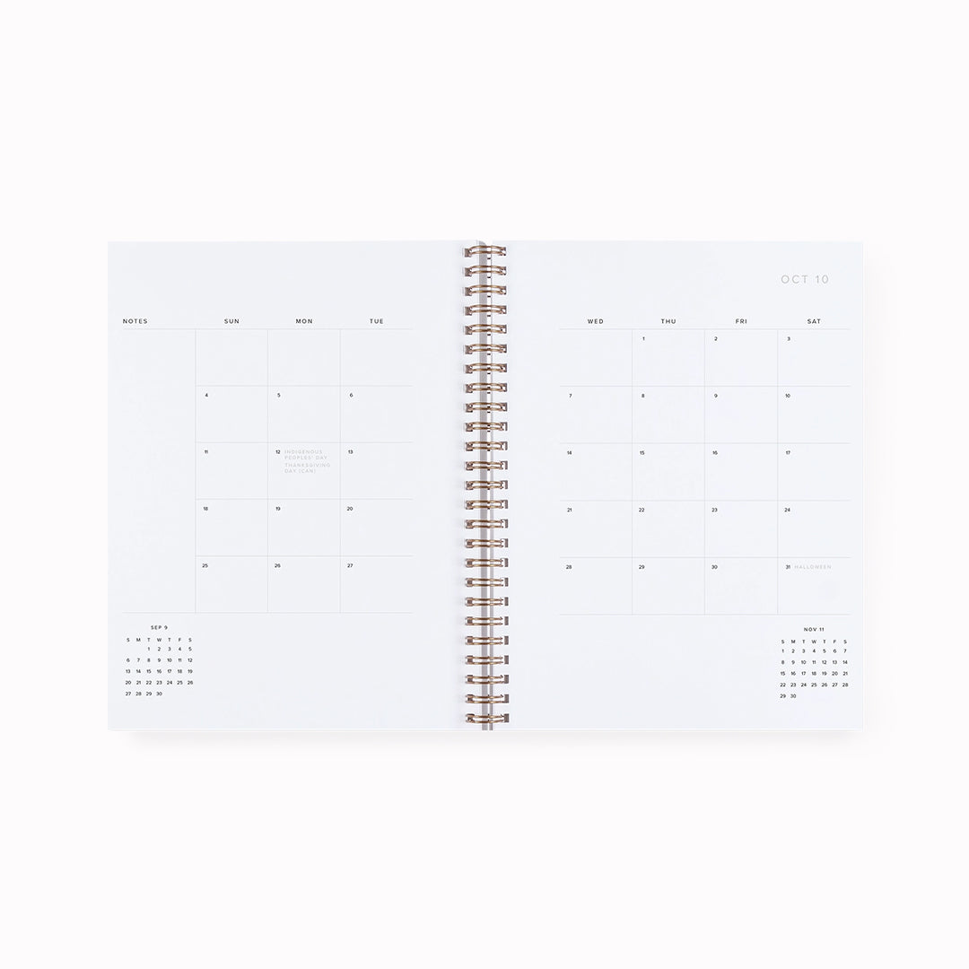Academic Weekly Grid Planner | Aug 2026- Dec 2027 - 17 month | A5