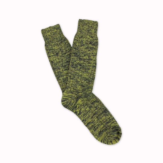 Melange Socks | Acid Blue | UK6-10.5