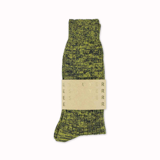 Melange Socks | Acid Blue | UK6-10.5