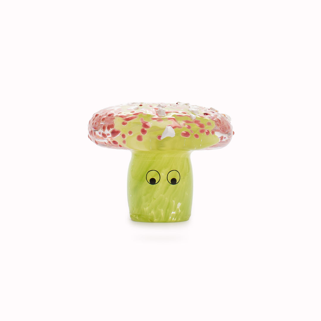 Crystal Blob | Glass Figurine | Speckled Shroom