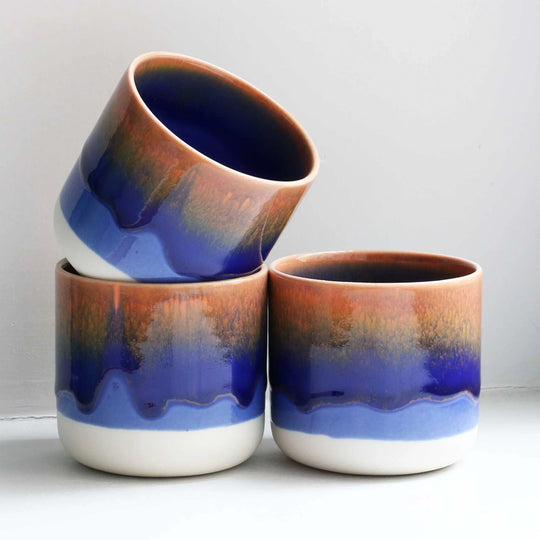 Quench Cup | Ceramic Drip Glazed Cup | Agathina