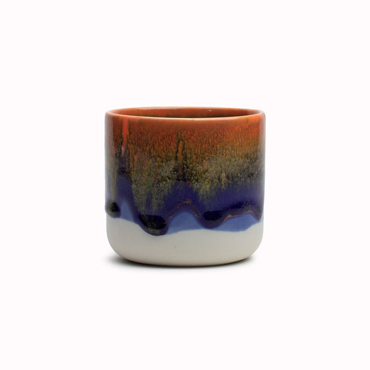 Quench Cup | Ceramic Drip Glazed Cup | Agathina