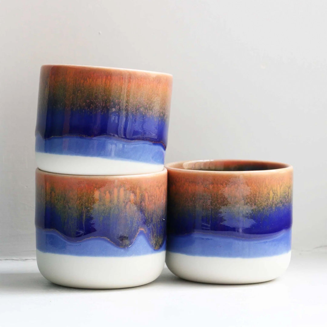Sip Cup | Ceramic Drip Glazed Cup | Agathina
