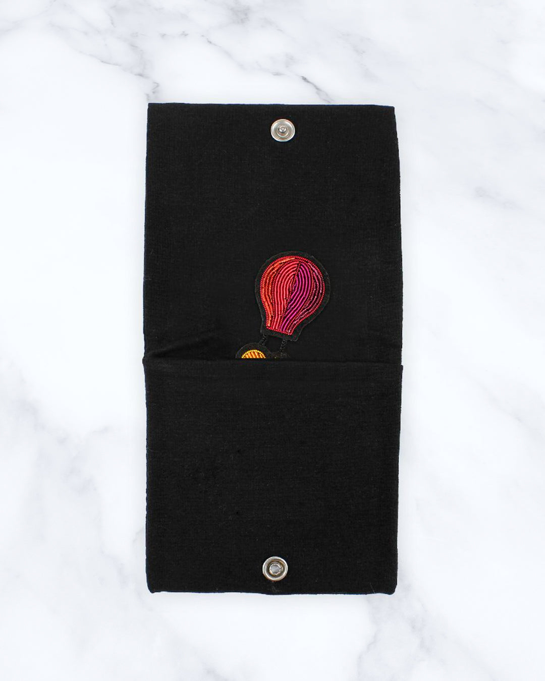 Make a statement with this beautiful Airship Heart hand embroidered decorative lapel pin by Paris based Macon et Lesquoy - personalise your favourite garments to define your individual style.