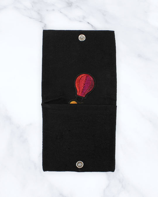 Make a statement with this beautiful Airship Heart hand embroidered decorative lapel pin by Paris based Macon et Lesquoy - personalise your favourite garments to define your individual style.