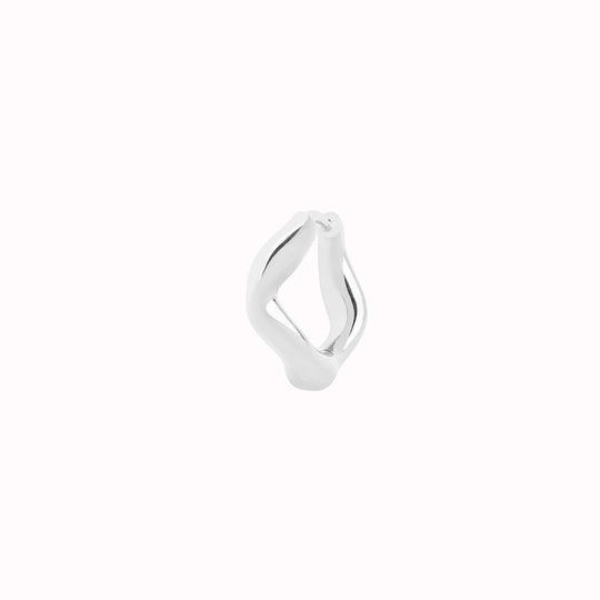 Anil 6 | Single Huggie Earring | Silver or Gold Plated