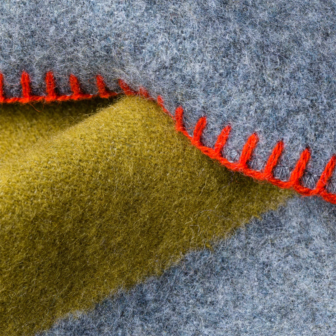 Merino Wool Army Blanket | Bibbulmun Grey/Yellow