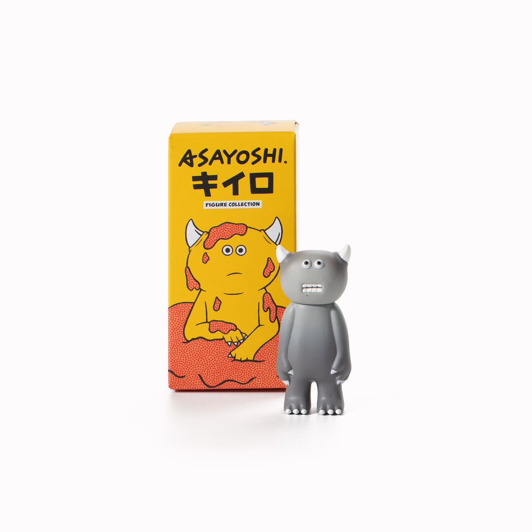 The Yellow Figure Collection brings ASAYOSHI.’s brilliantly odd, pop-coloured characters to the blind box, complete with tiny horns and gawky expressions.