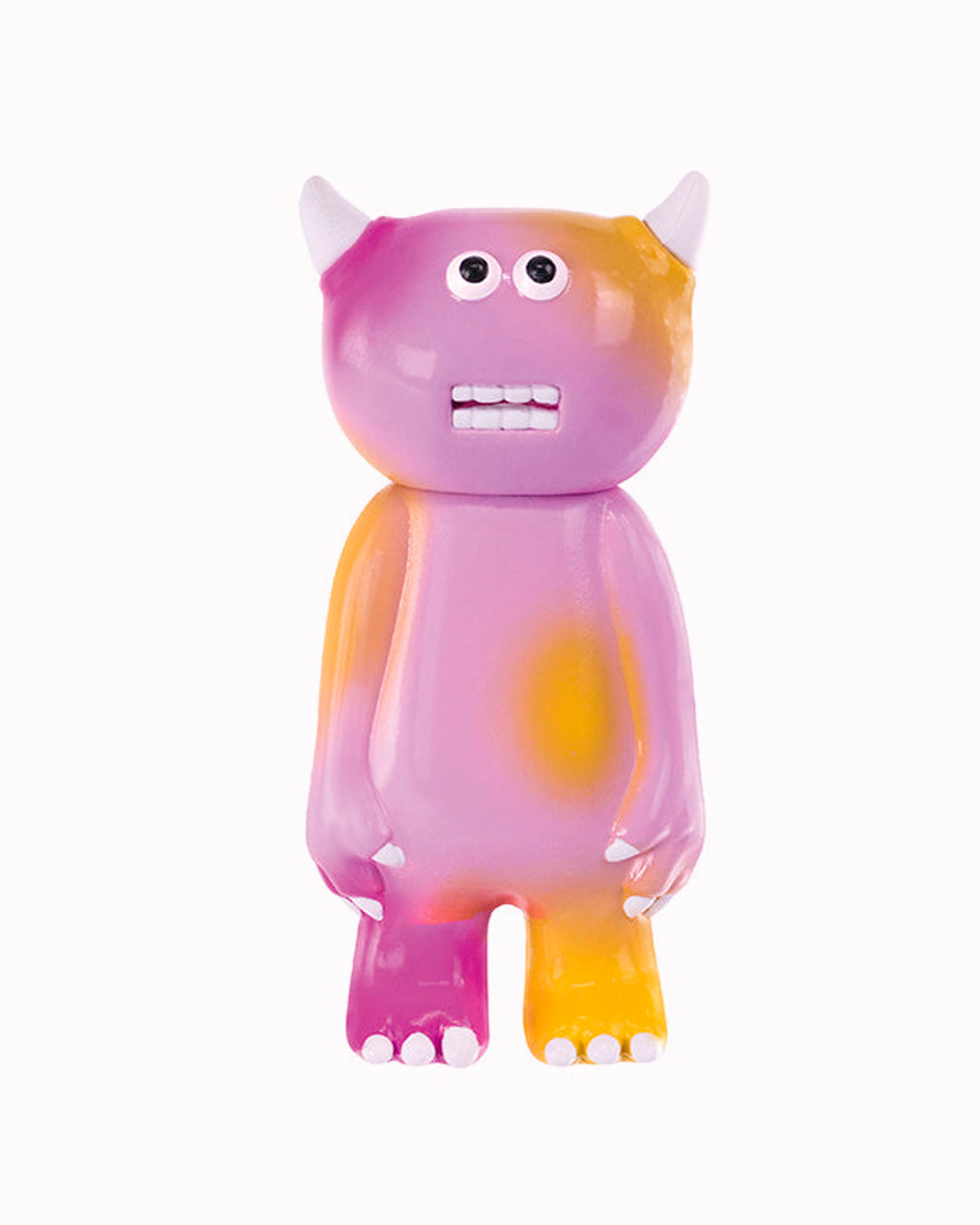 The Yellow Figure Collection brings ASAYOSHI.’s brilliantly odd, pop-coloured characters to the blind box, complete with tiny horns and gawky expressions.