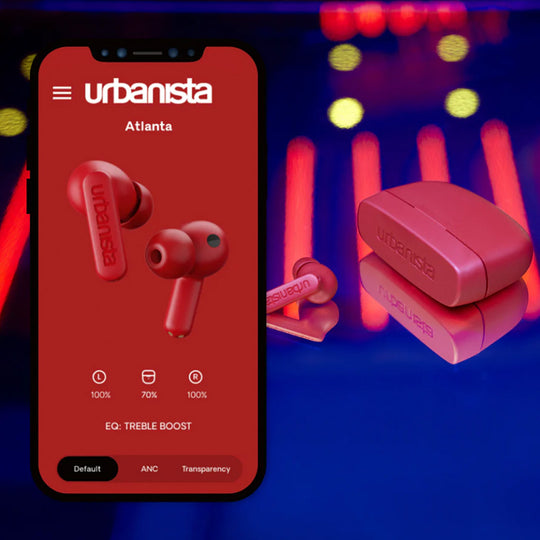 Atlanta In Ear Earphones from Urbanista - Mobile App