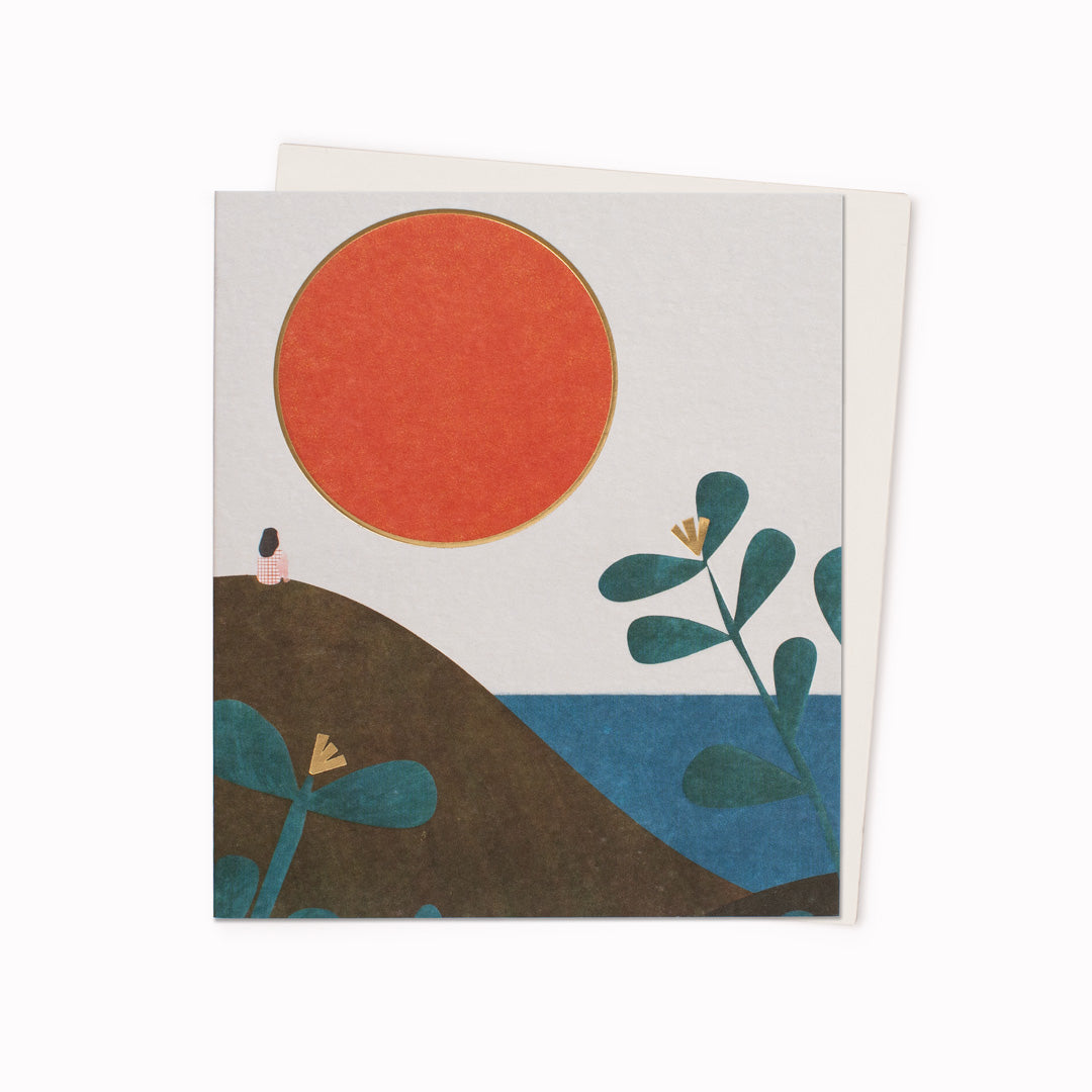 Dune Sunset | Illustration Greeting Card