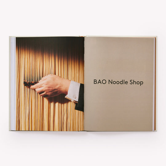 Example Spread - BAO Cookbook from Phaidon, The book is delightfully illustrated, with BAO's trademark playfulness and features sections that reflect the food sections in the restaurants. From the traditional steamed buns of its name to Taiwanese fried chicken, soul-warming beef noodles, snack-size xiao chi and more.