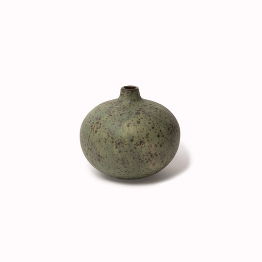 Bari Vase | Green Melange Medium | H. 7.5cm