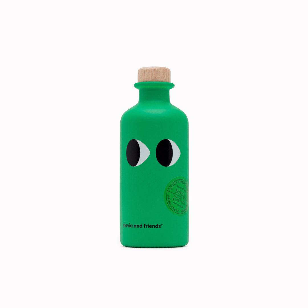The basil infused oil has low acidity and high nutritional value, cold pressed with fresh Mediterranean basil. A mere drop is all it takes to whisk you away to your grandmother’s kitchen