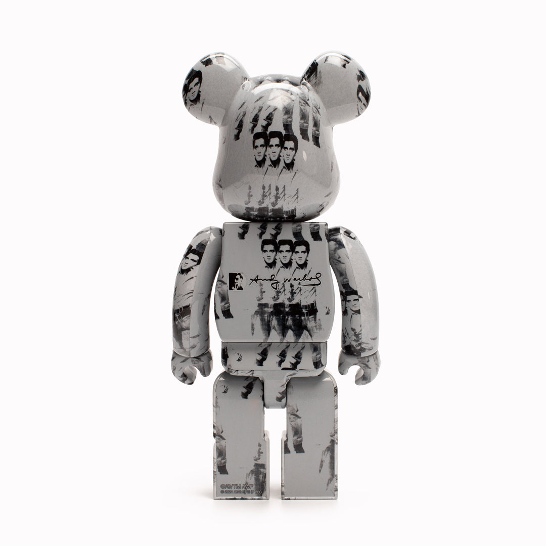 Bearbrick 400% + 100% | Designer Art Toy | Warhol Elvis