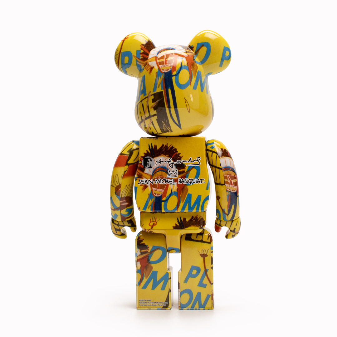 MEDICOM TOY - BE@RBRICK Andy Warhol × BASQUIAT #4 400％ Bearbrick 400% | Designer Art Toy | Warhol x Basquiat