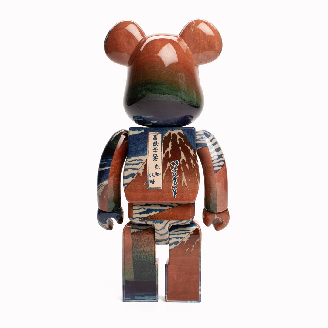 Bearbrick 400% + 100% | Designer Art Toy | Hokusai