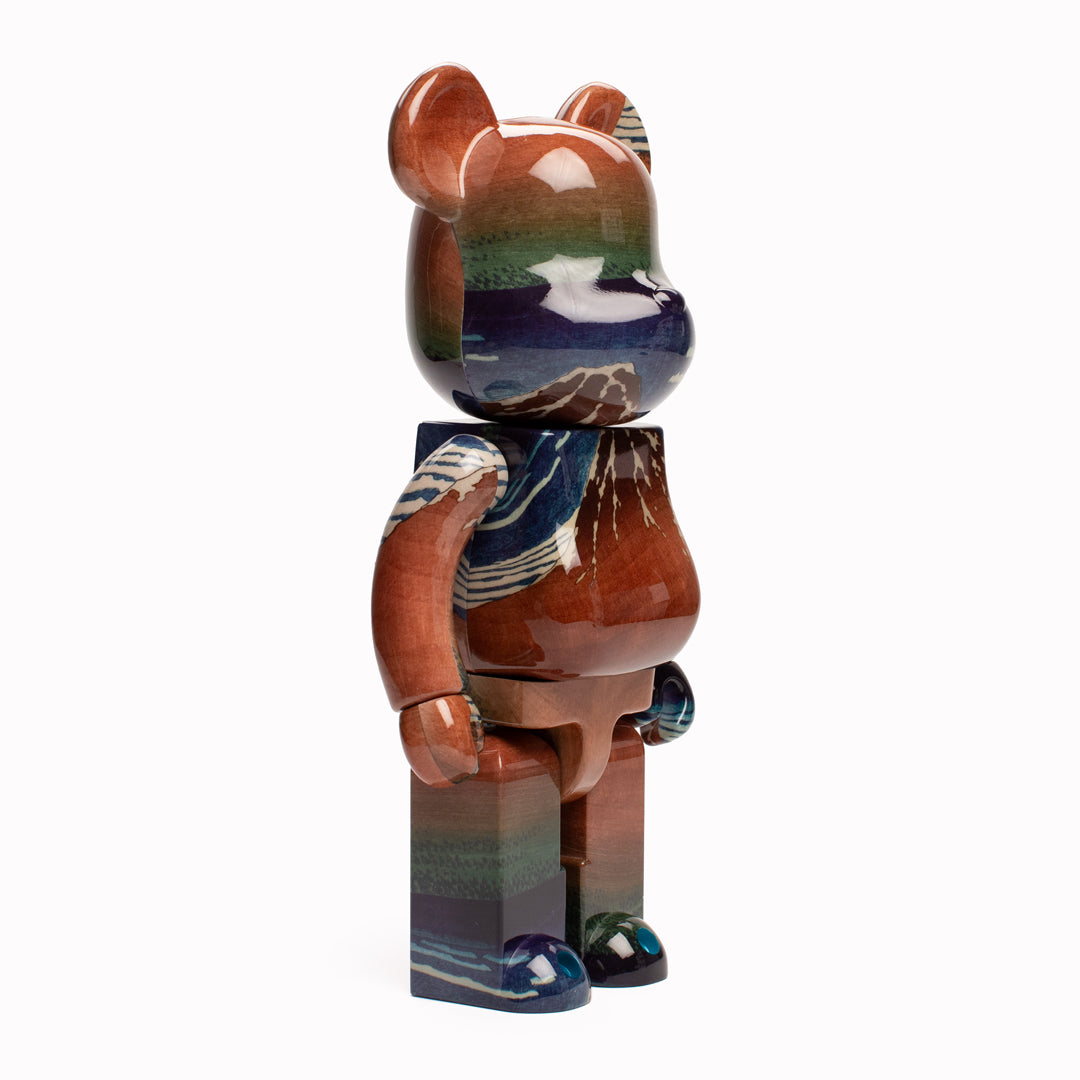 Bearbrick 400% + 100% | Designer Art Toy | Hokusai