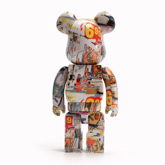 Bearbrick 400% | Designer Art Toy | Warhol x Basquiat