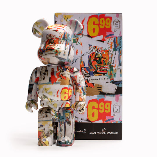 Bearbrick 400% | Designer Art Toy | Warhol x Basquiat