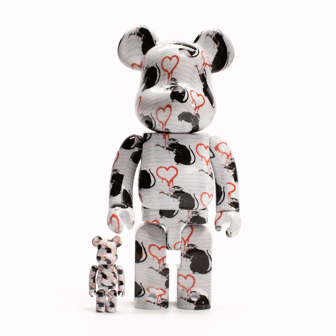 Bearbrick 400% | Designer Art Toy | Love Rat