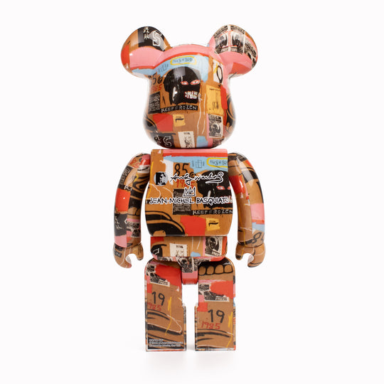 Bearbrick 400% + 100% | Designer Art Toy | Basquiat