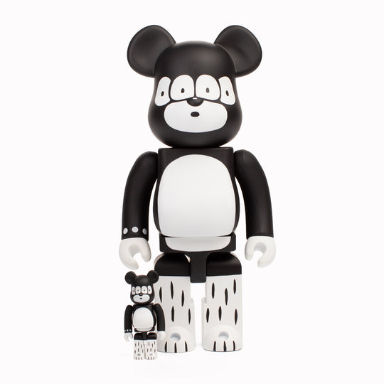 Bearbrick 400% + 100% | Designer Art Toy | Bridge Ship House