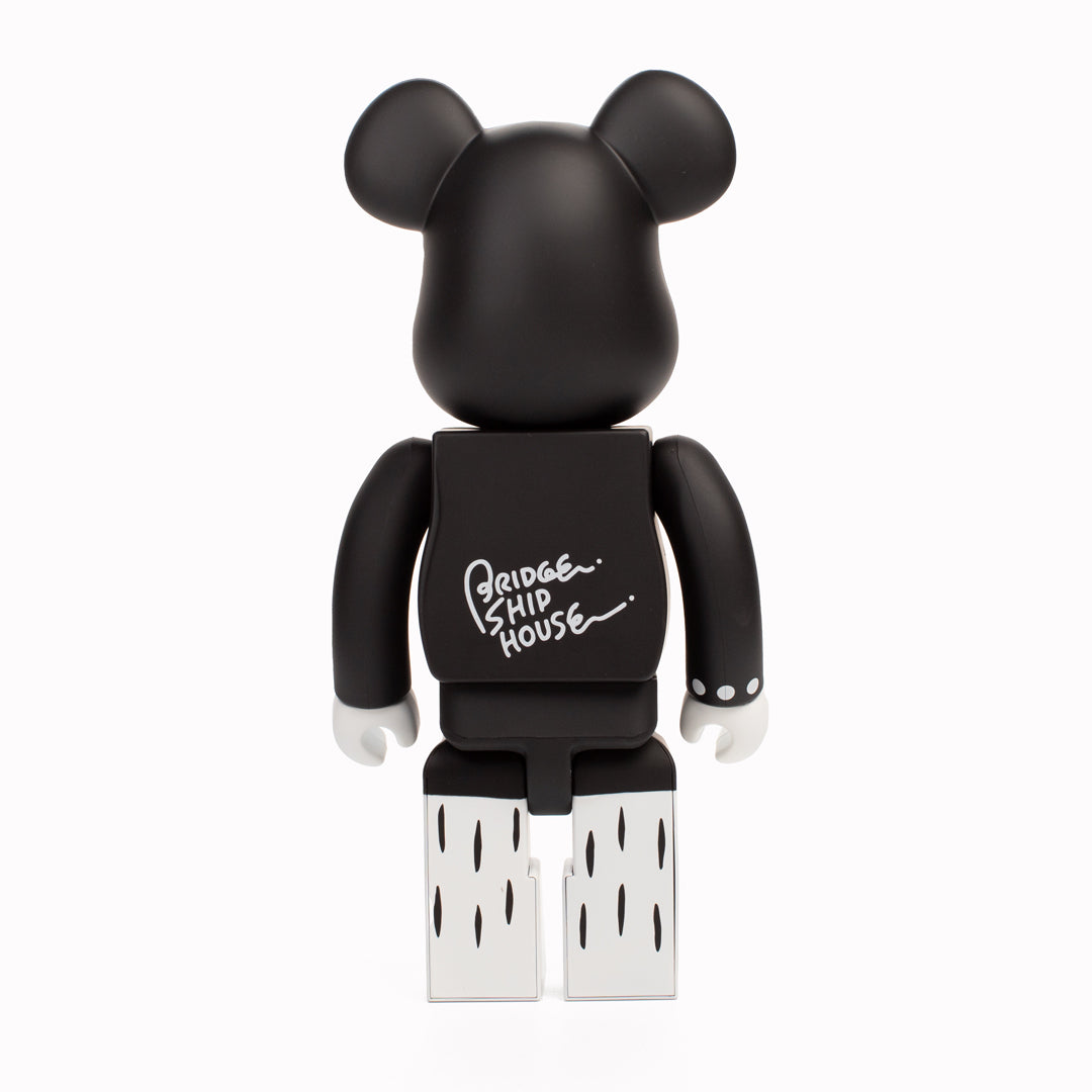 Bearbrick 400% + 100% | Designer Art Toy | Bridge Ship House