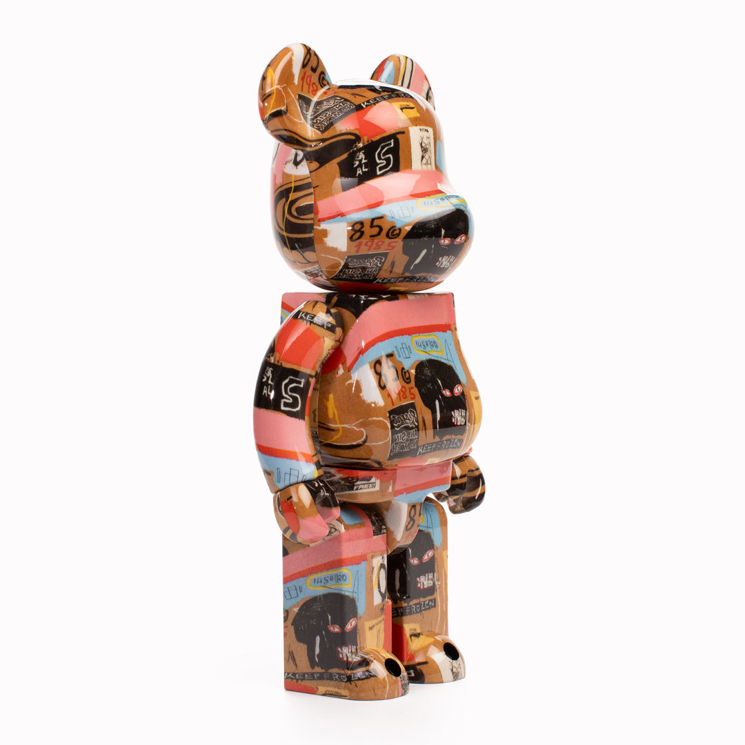 Bearbrick 400% + 100% | Designer Art Toy | Basquiat