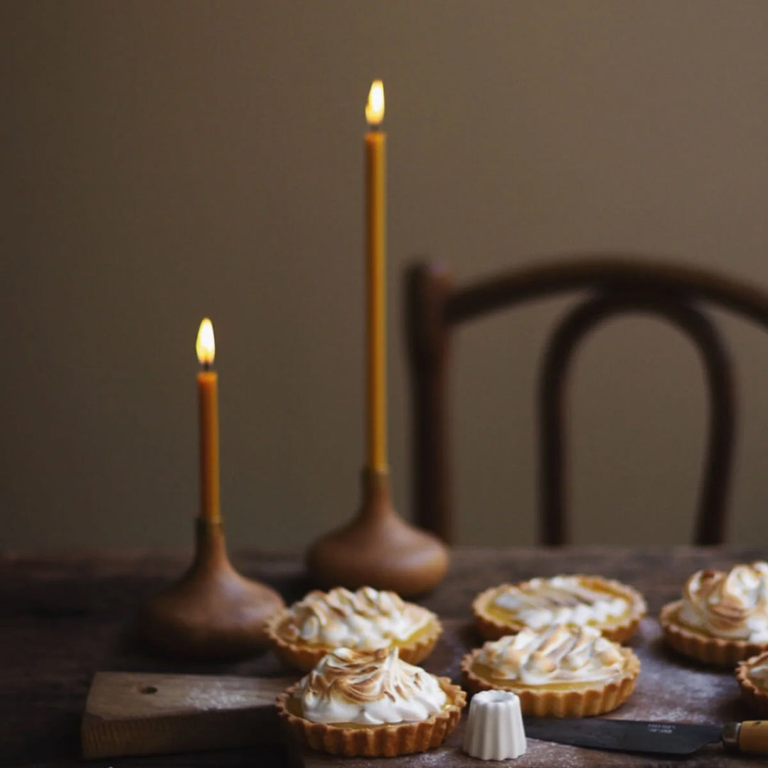Beeswax Dinner Candles | Box of 2