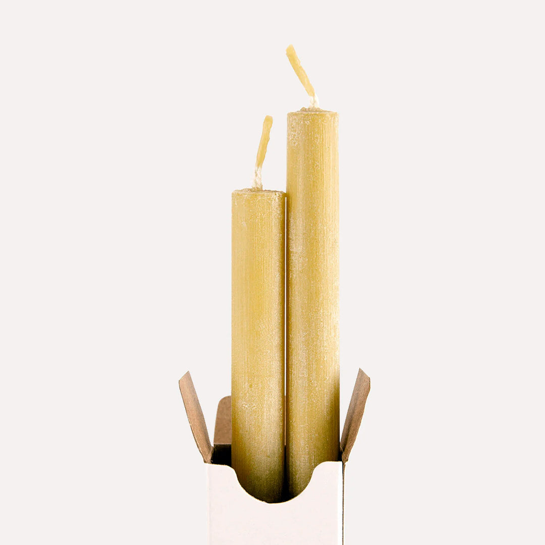 Beeswax Dinner Candles | Box of 2