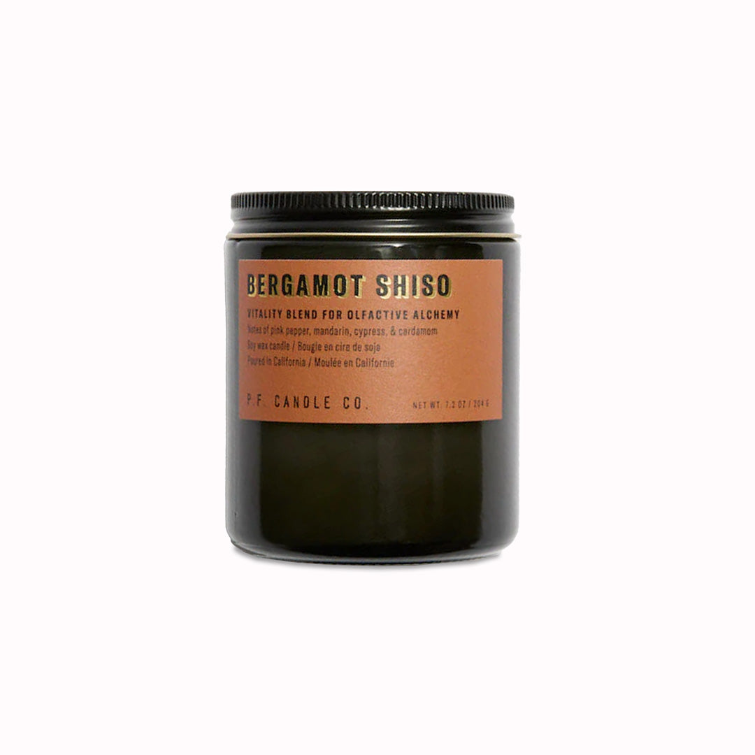 Bergamot Shiso is for vitality and uses scent to stimulate uplifting energy - think fresh starts, open windows and invigorating early morning routines.