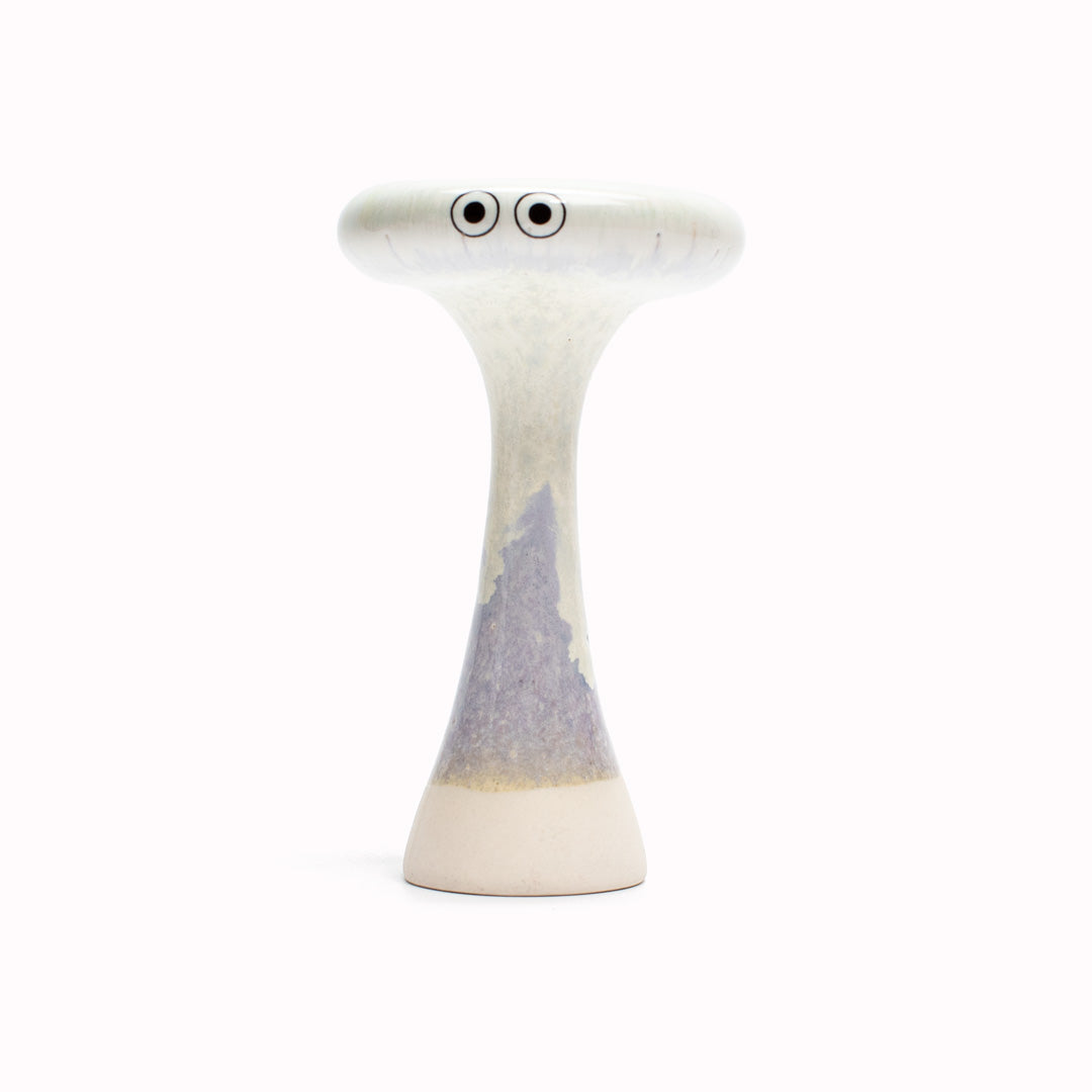 Grey Bern is a thin mushroom shaped, hand glazed ceramic figurine created as a close relative of the classic Arhoj Ghost. The Familia is a continuation of the playful decorative object series from Studio Arhoj.