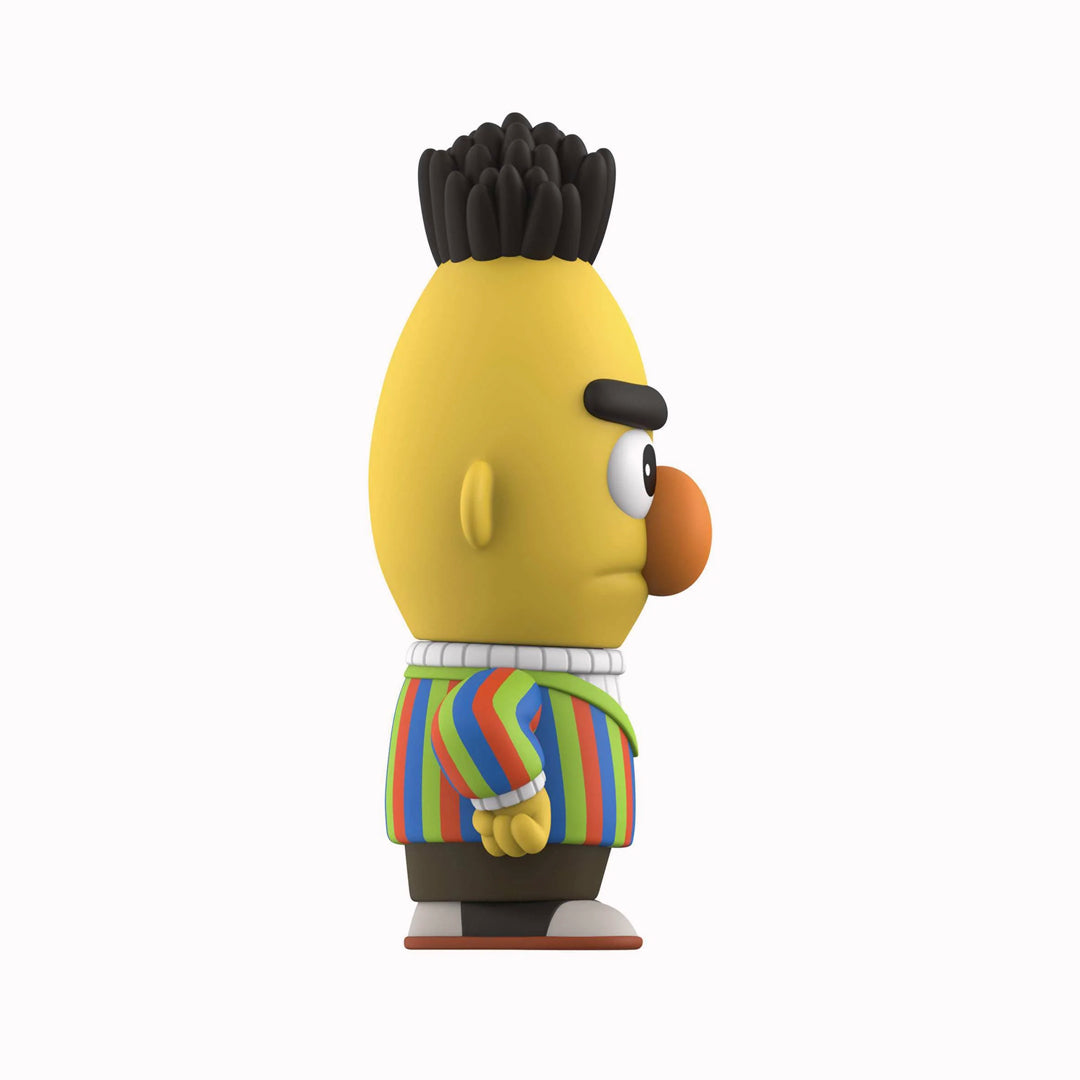 Sesame St Bert - Designed for adult fans and collectors, this 12.5cm figure features his classic striped sweater and bright shoes, with a nod to nostalgic toy design.