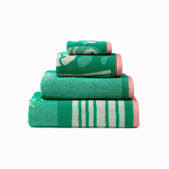The Birds And Bees Collection of Towels from Donna Wilson are the latest characterful creatures in their colourful bathroom range.