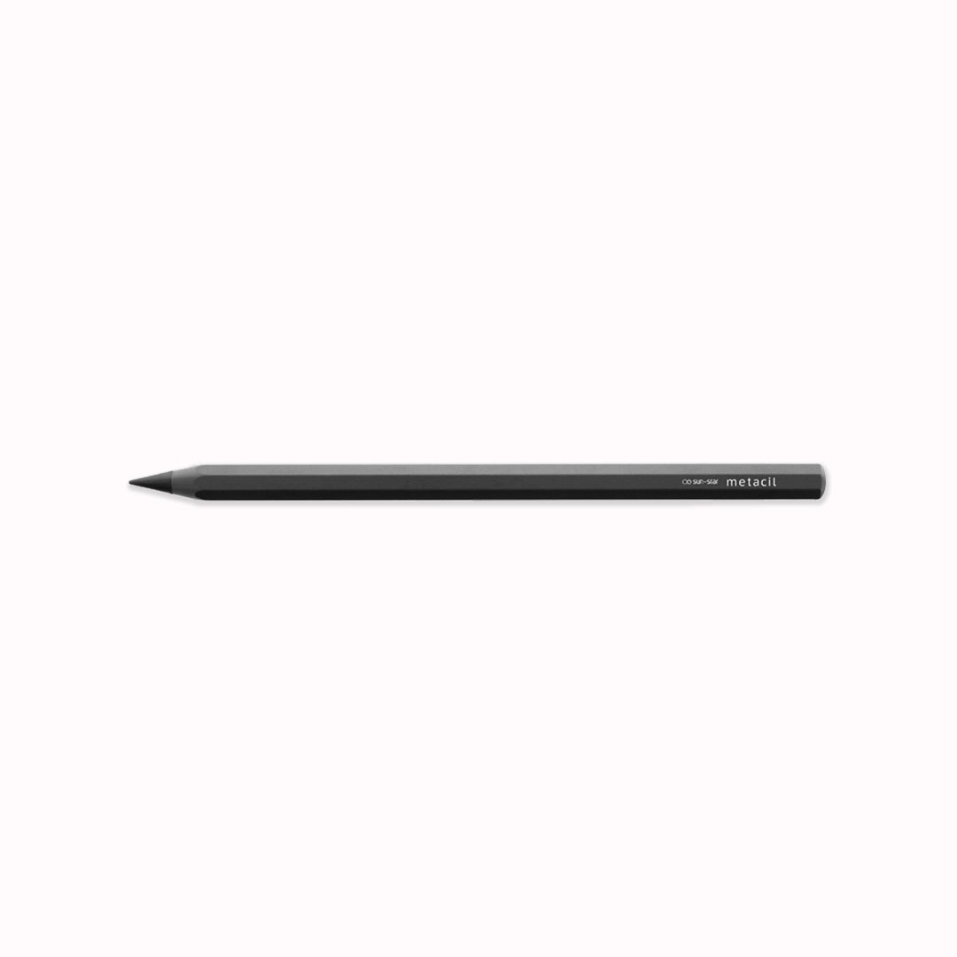 Metacil - Metal Core Pencil - Graphite and Alloy - Black