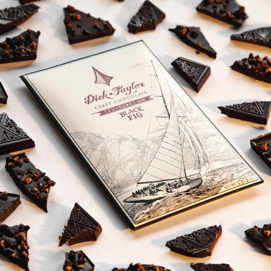 Bean-to-bar 72% dark chocolate with chewy Black Mission figs, crafted in small batches using single-origin cacao - Lifestyle
