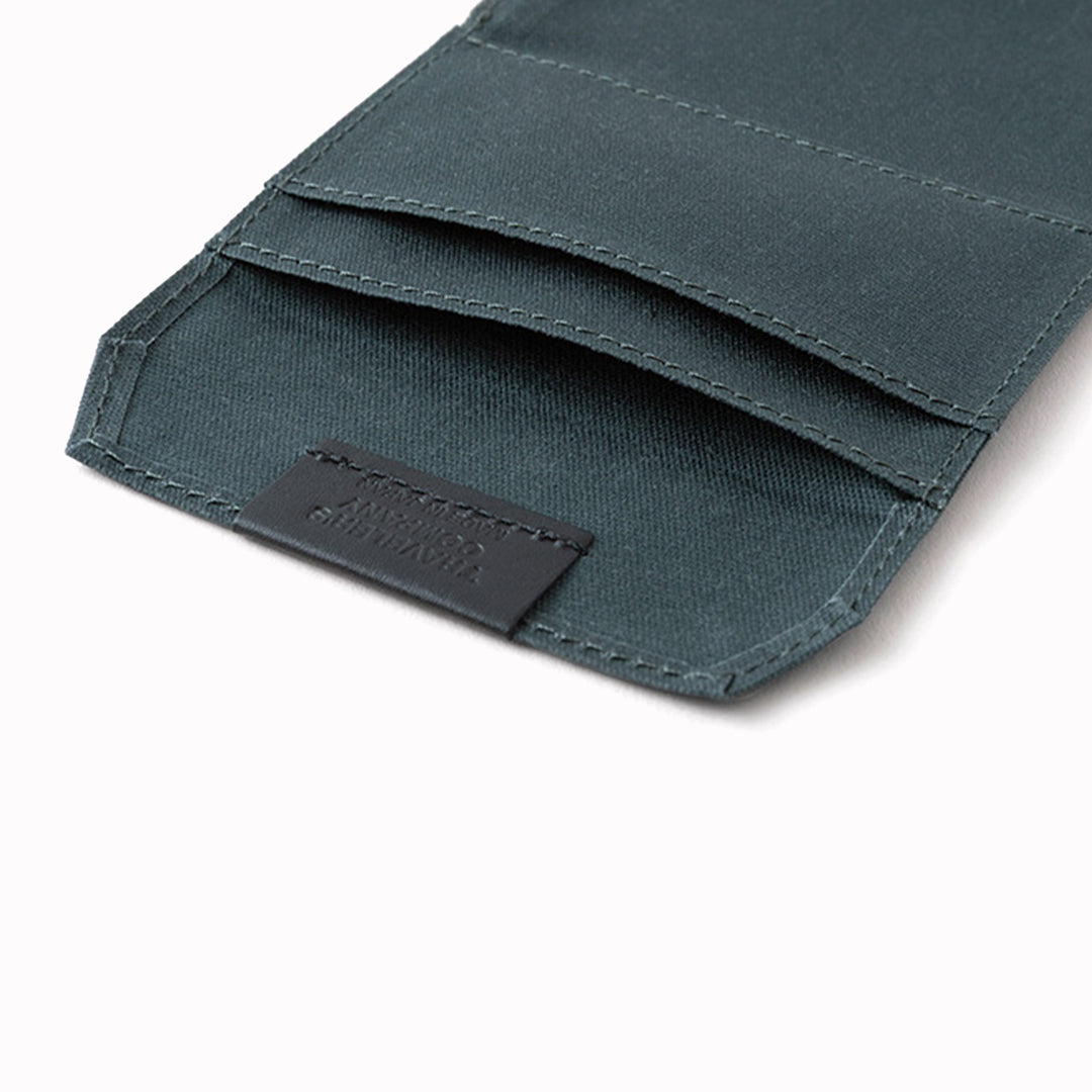 Traveler's Card Size Notebook - 20th Anniversary | Black Leather