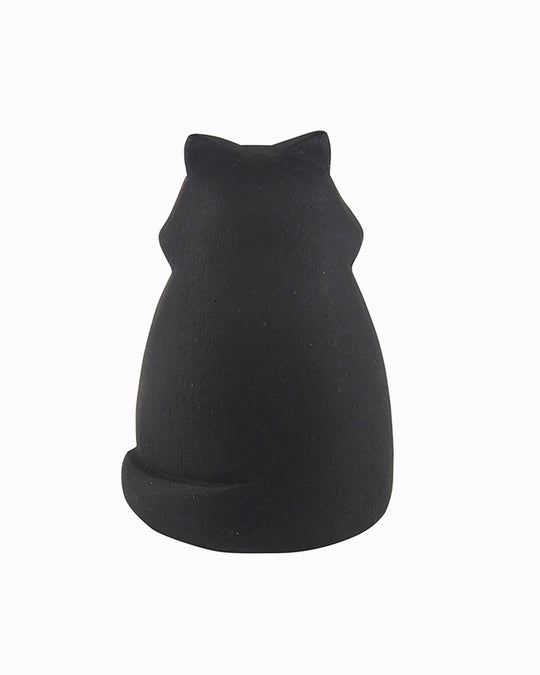 Gorgeous handmade Black and White Cat from the Pole Pole collection by Japanese brand T-Lab.