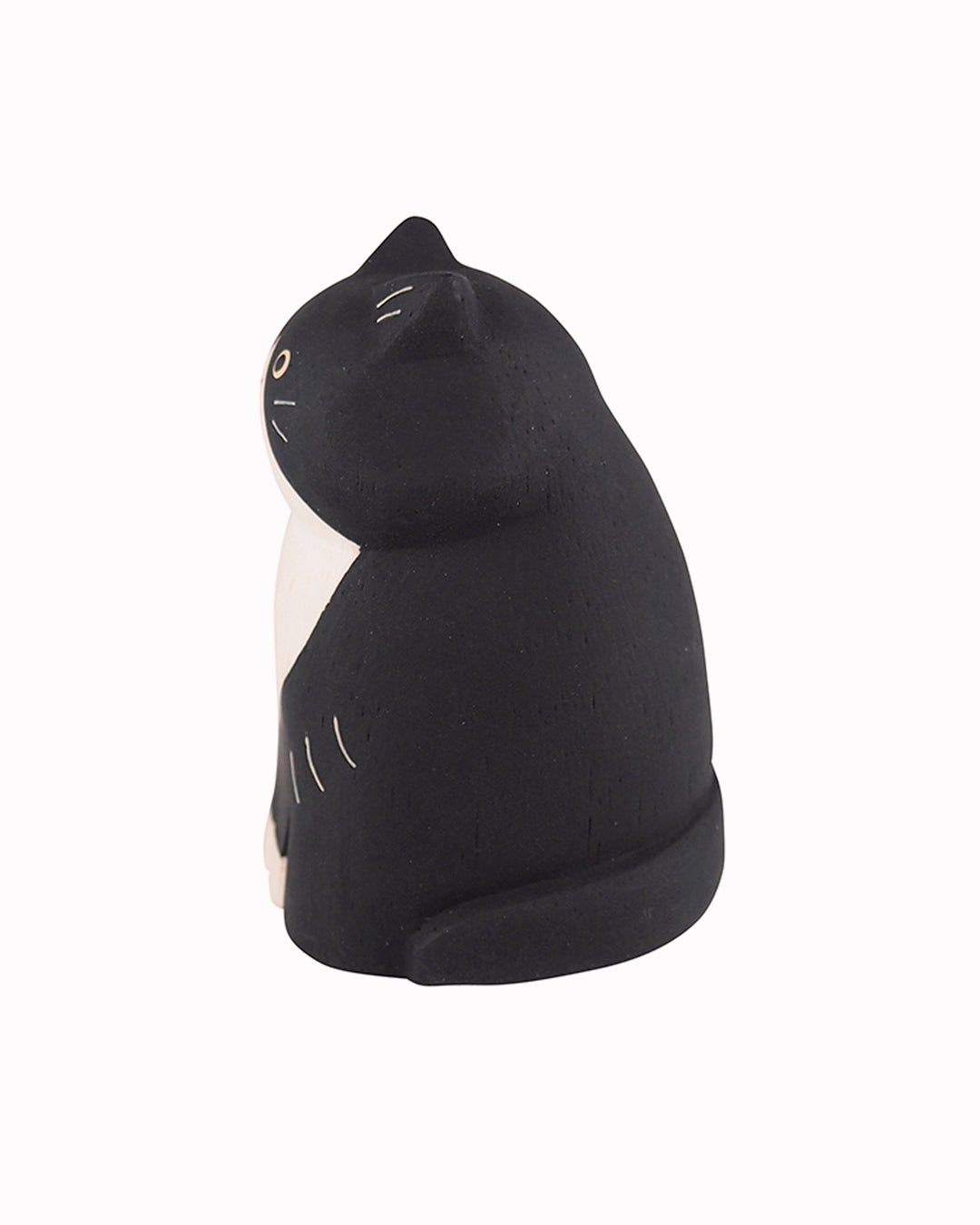 Gorgeous handmade Black and White Cat from the Pole Pole collection by Japanese brand T-Lab.