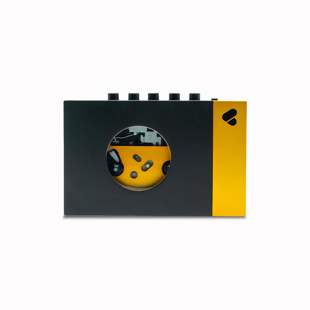WE-001 | Bluetooth Cassette Player | Black/Yellow