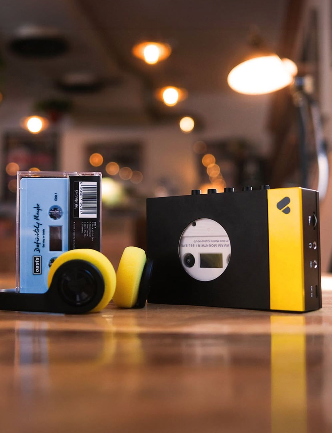 WE-001 | Bluetooth Cassette Player | Black/Yellow
