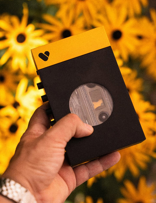 WE-001 | Bluetooth Cassette Player | Black/Yellow