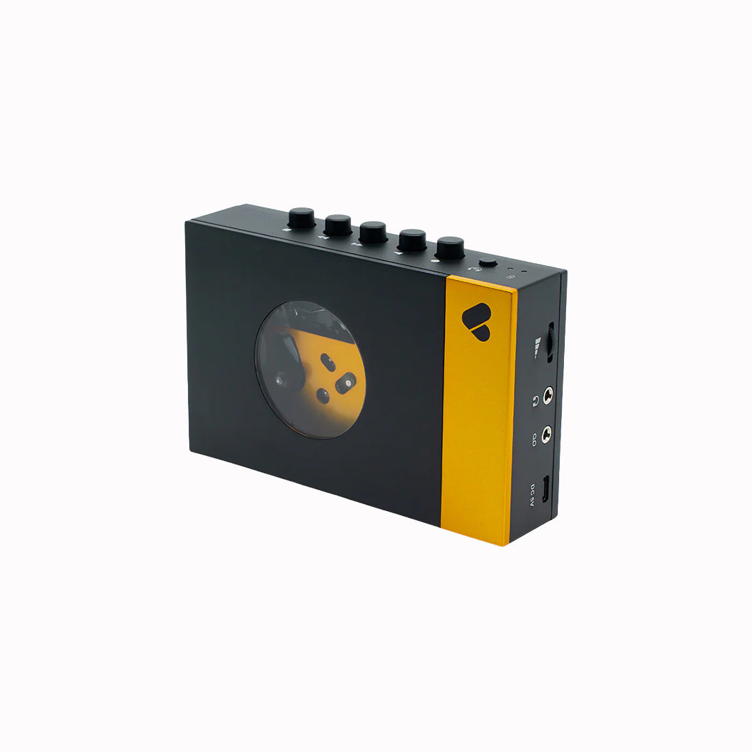 WE-001 | Bluetooth Cassette Player | Black/Yellow
