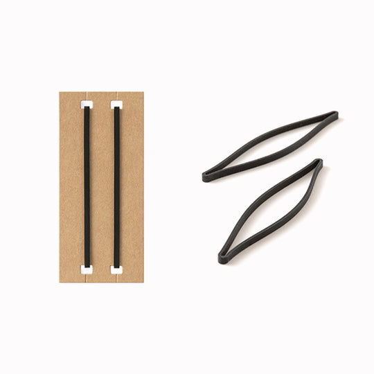 Traveler's Card Size Notebook - 20th Anniversary | Black Leather