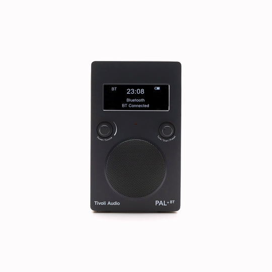 ortable digital radio in a new matte black colourway from Tivoli Audio combining classic design with modern functionality.
