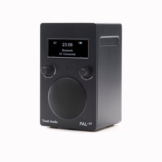 ortable digital radio in a new matte black colourway from Tivoli Audio combining classic design with modern functionality.