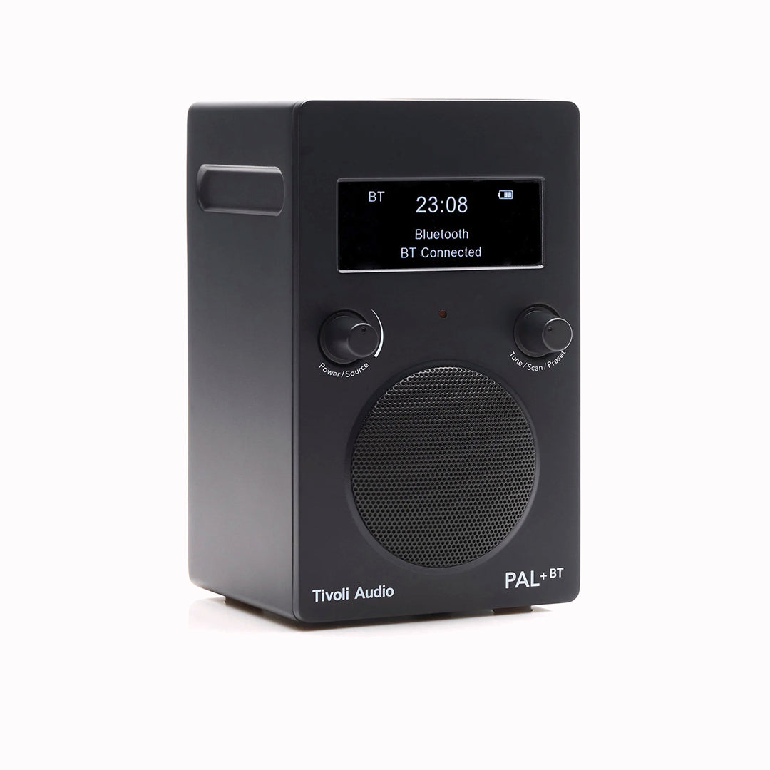 ortable digital radio in a new matte black colourway from Tivoli Audio combining classic design with modern functionality.